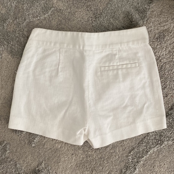 J crew white textured shorts - Picture 2 of 4